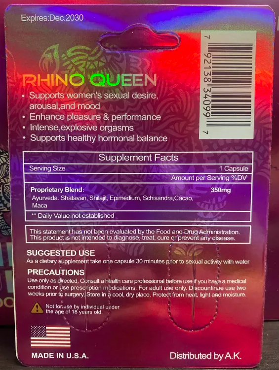 Rh1n0 Queen 500K Double Capsule Female