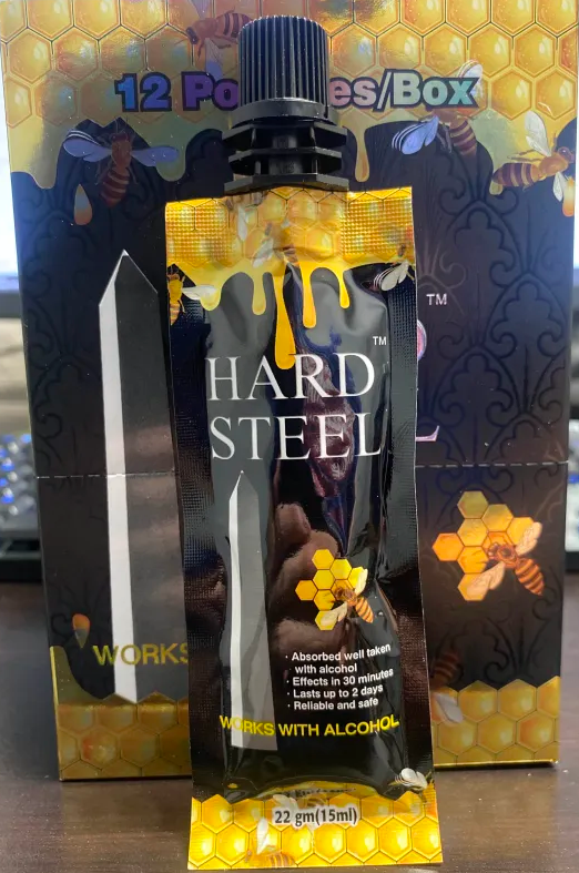 Hard Steel Yellow Top Honey Pouch Male