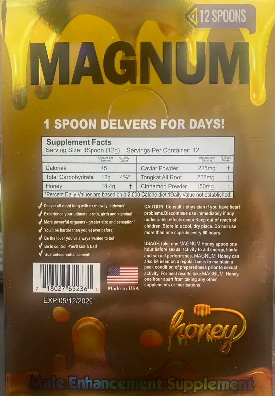 Magnum Gold Honey Spoon Male