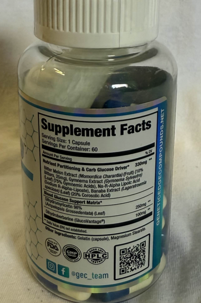 GEC Glycoshred - 60 Capsules