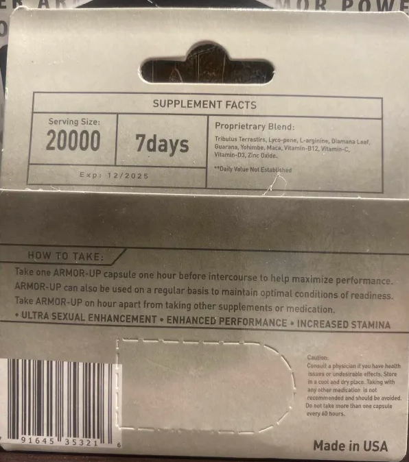 Armor-Up Male enhance