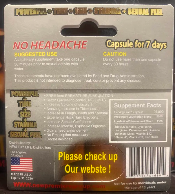 Love Potion Platinum 25000 Male