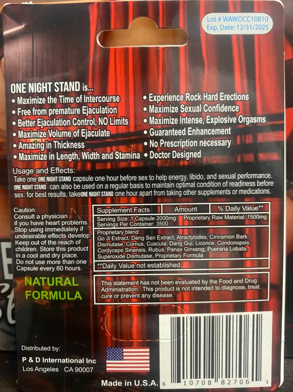 One Night Stand Male