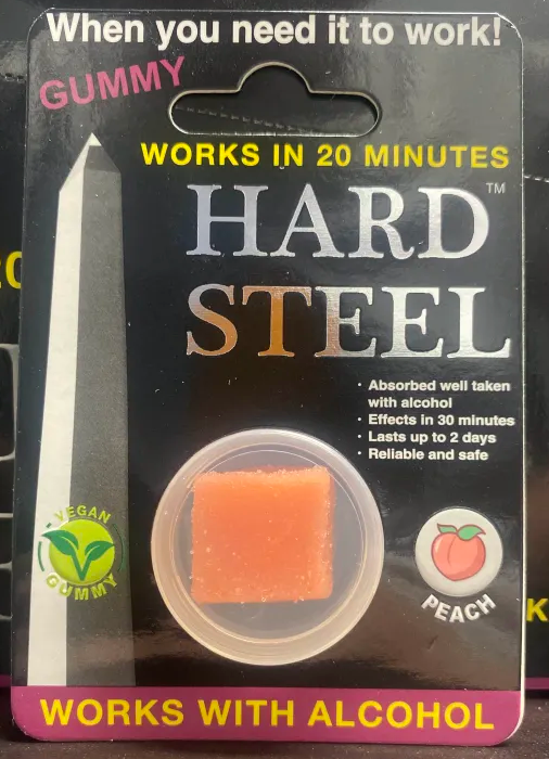 Hard Steel Peach Gummy Male