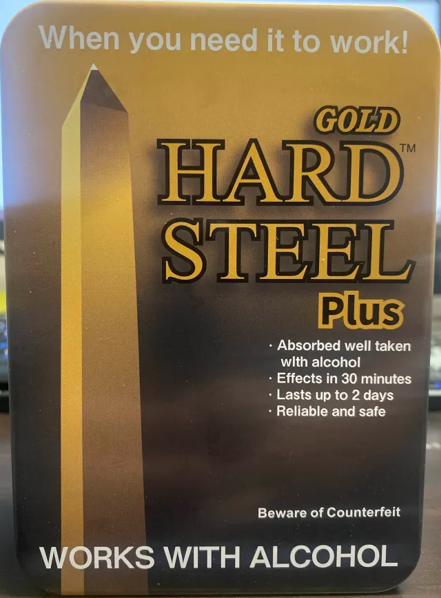 Gold Hard Steel Plus Tin Case