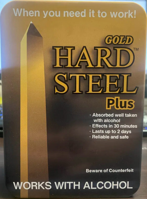Gold Hard Steel Plus Tin Case