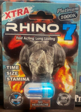 Rhino 7 Xtra Platinum 1000k Male Enhancement