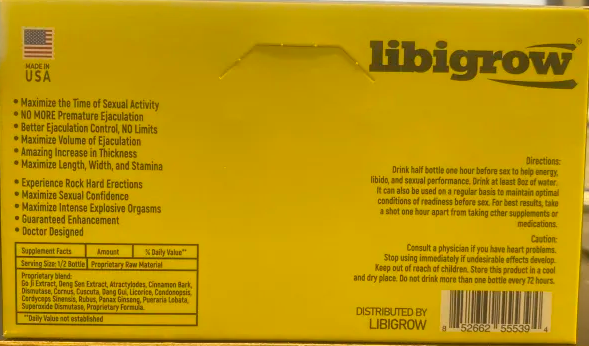 Libigrow Platinum 100k Male  Liquid Shot