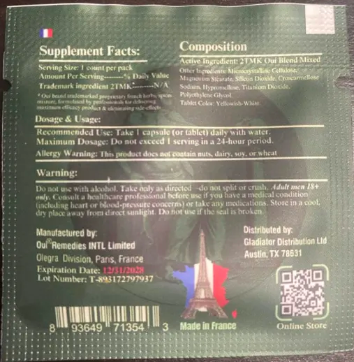 Revono Men's Vitality Support