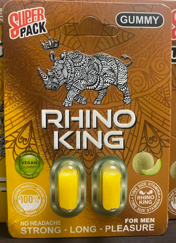 Rh1n0 King Gold Double Gummy Male