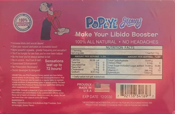 Popeye Female Honey