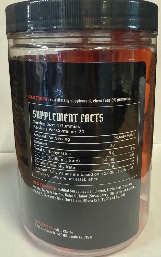 Knight Chews: Creatine Gummies