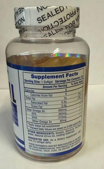 Hi-Tech: Fish Oil, 90 Softgels