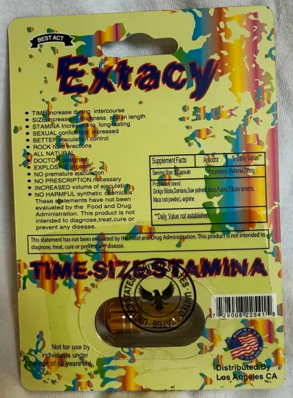 Extacy 1000K Double Capsule Male