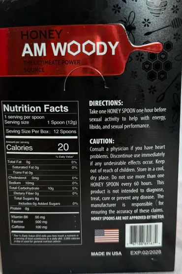 AM Woody Honey Spoon Male