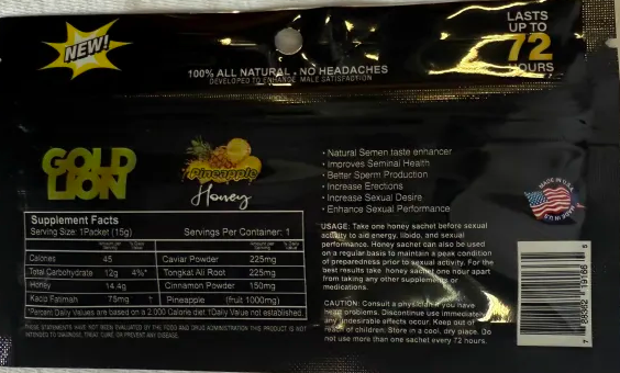 Gold Lion Pineapple Honey Male