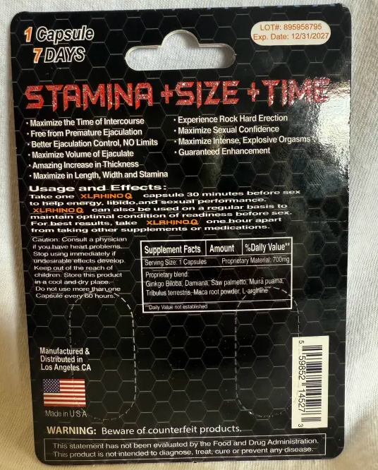 Rh1n0 XL Q Titanium 99900 Capsule