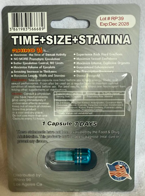 Rh1n0 96 10000K Male  Capsule