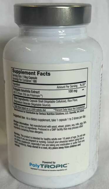 SNS: Polygala XT, 180 Capsules