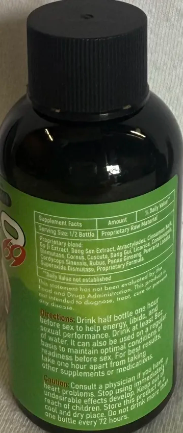 Rh1n0: 69 Platinum 69000 Green Liquid Shot