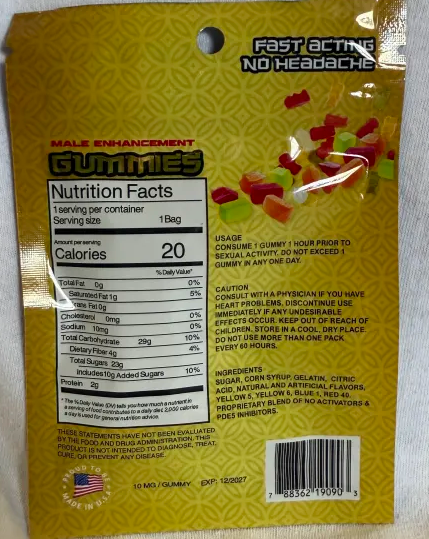 Bangkok Male  Gummies