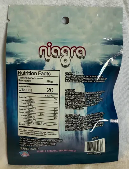 Niagra Female  6 Capsule Pack