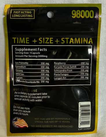 Magnum New 98000 Black Male