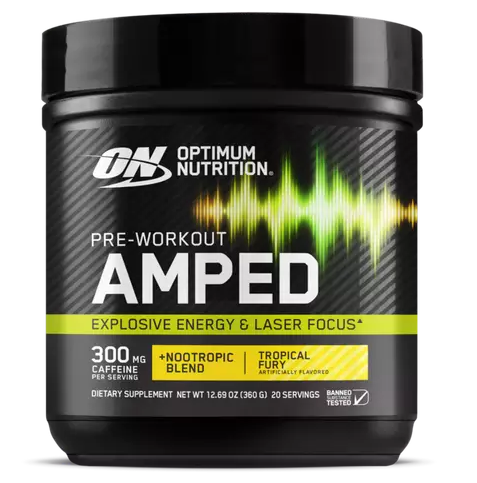 Optimum Nutrition: Amped Pre-Workout 20 Servings