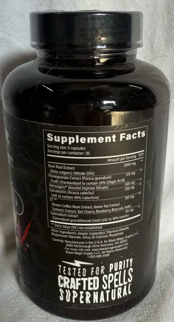 Black Magic: Pump I.V. 150 Capsules