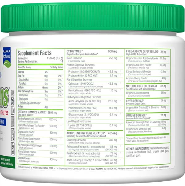 Allmax: CytoGreens 14 Serving, Chocolate