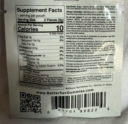 Better Sex Gummies Male