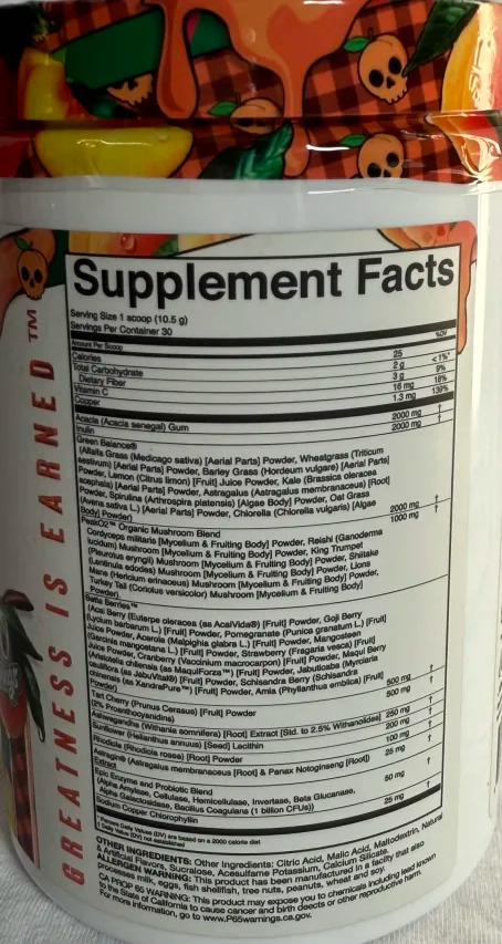 Nutrifitt: Epic Greens, Sweet Georgia Peach