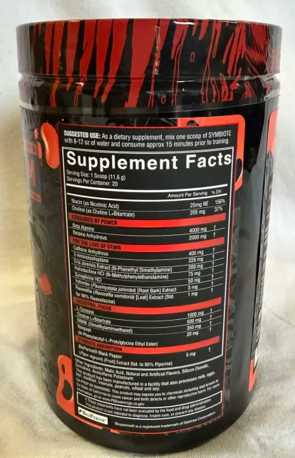 NutriFitt: Symbiote High Stim Pre Workout