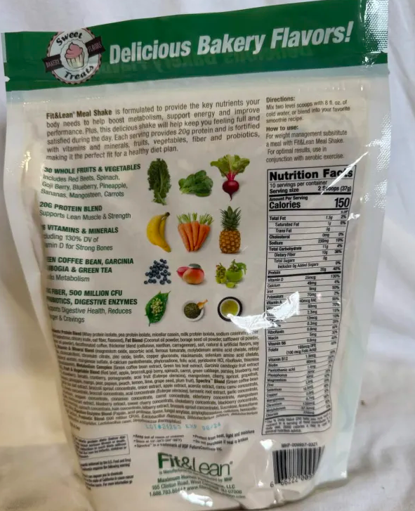 Fit&Lean: Meal Shake, 1lb
