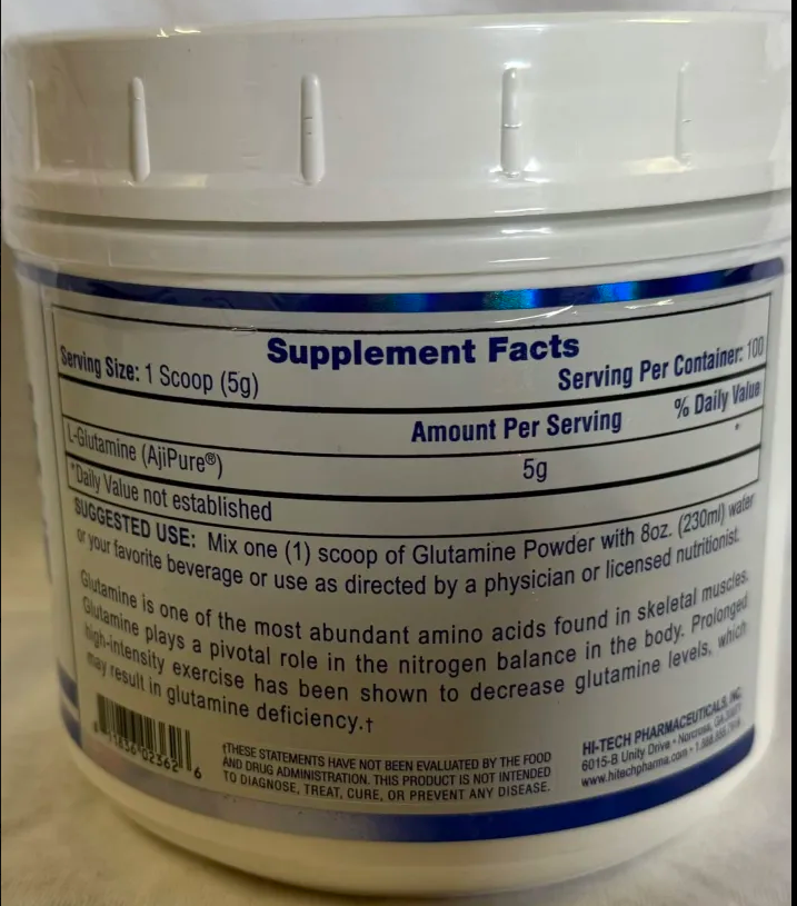 Hi-Tech: Glutamine 500 Gram