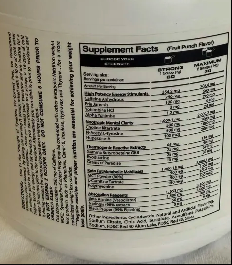 Metabolic Nutrition: Synedrex Powder