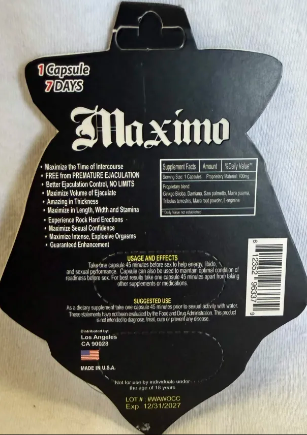 Burro Maximo 2, Double Capsule Male