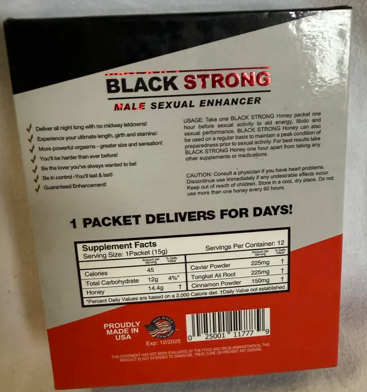 Black Strong Honey Male