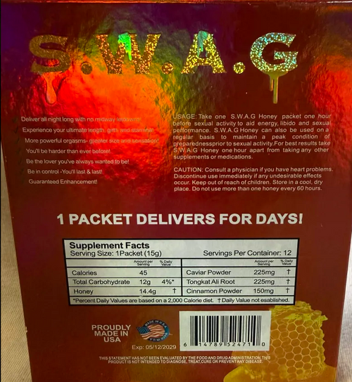 S.W.A.G. Honey, Sex with a Grudge