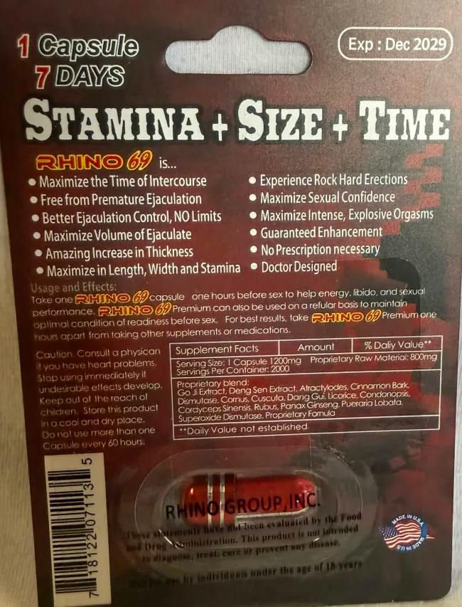 Rh1n0: Rh1n0 69 Extreme 60000 Male