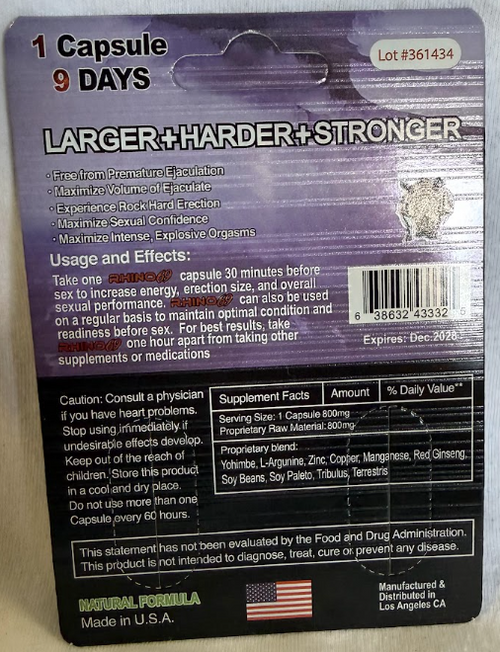 Rh1n0: 69 Extreme 5000k Double, Male