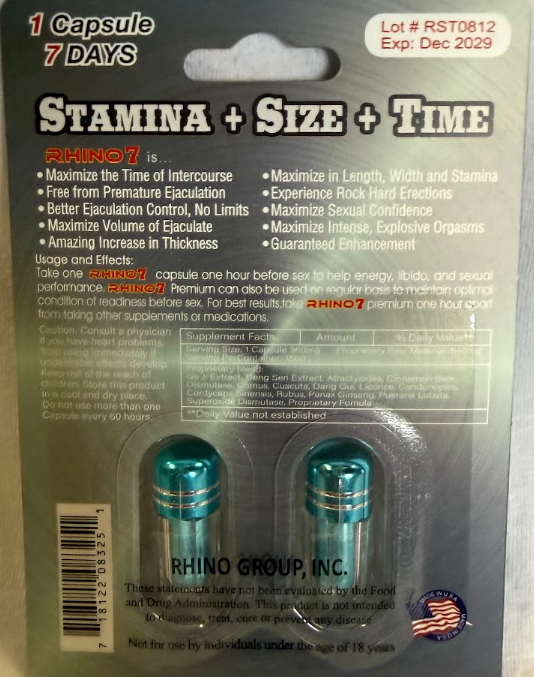 Rh1n0: 7 5000k Double Capsule Male