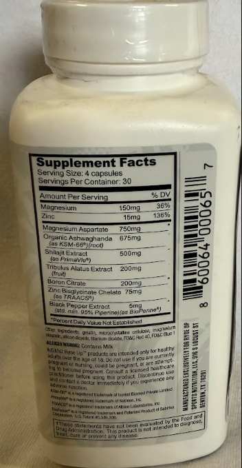 Ryse: Test Support 120 Capsules