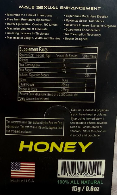 Rh1n0: R25 Honey Male enhance