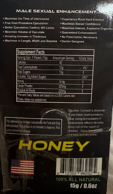 Rh1n0: R11 Honey Male enhance