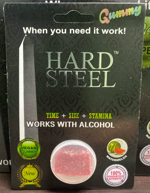 Hard Shell Watermelon Hard Steel Watermelon Male Gummy – Lockout Supplements