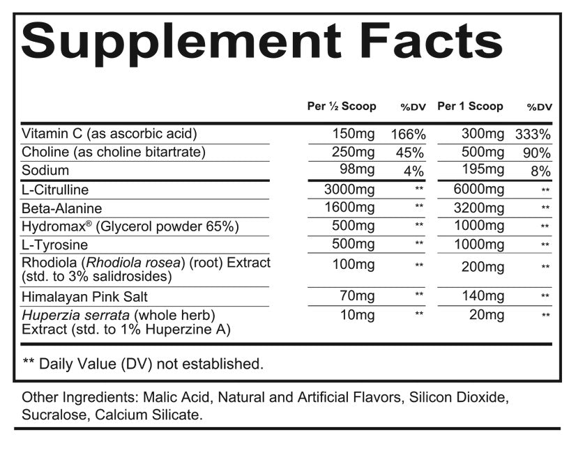 Redcon1: Total War Pump - 40/20 Servings