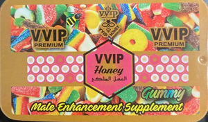 VVIP Honey Gummy Tin Case Male Enhancement