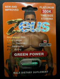 Zeus Green Powder Platinum 300K Male  Capsule