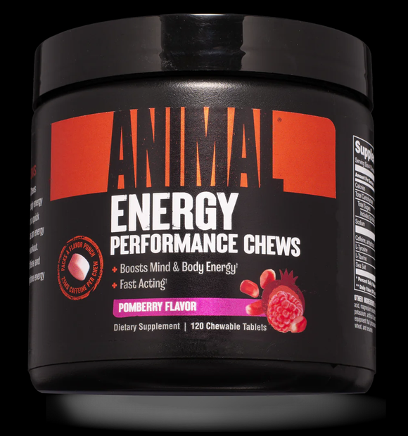 Universal: Animal Energy Chews, Pomberry Flavor